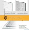 New Trendy Nesta Gold Brushed kabina 80x120x200 cm drzwi podwójne złoto szczotkowane/szkło przejrzyste K-4464